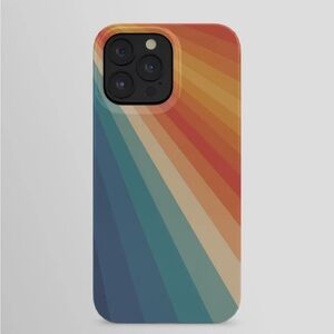 Retro 70s Sunrays iPhone 15 Pro Max Tough Case